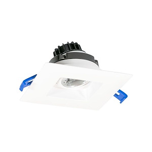 8W 5CCT LED Square Regressed Gimbal Recessed Downlight-2.38 Inches Tall and 4.25 Inches Wide