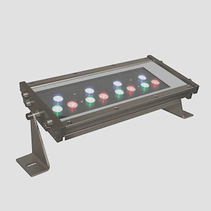 WWT Series - 15W 12 LED Outdoor Hard Wire Wall Washer - 30 Beam Angle