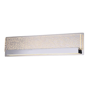 EVOLV Acryluxe Alloy - 24 Inch 13W 1 LED Up and Downlight Linear Wall/Bath Vanity