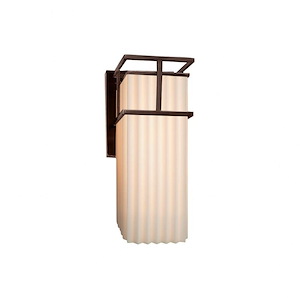Alabaster Rocks Regency - 8 Inch ADA Wall Sconce with Oval Alabaster Resin Shade - 1037552
