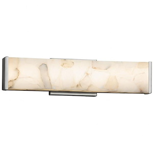 Alabaster Rocks Latitude - 19 Inch ADA Linear Wall/Bath Vanity with Alabaster Resin Shade - 922501