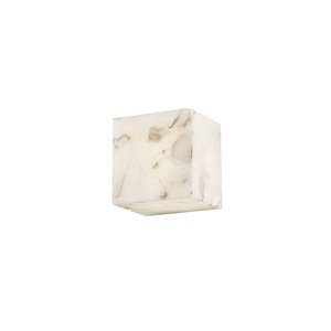 Alabaster Rocks Medley - 14W 1 LED Wall Sconce-4.75 Inch Tall and 4.75 Inch Wide - 1409260