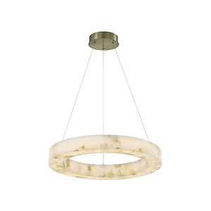 Alabaster Rocks Medley - 40W 1 LED Pendant-3 Inch Tall and 24 Inch Wide - 1366652