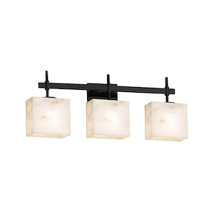 Alabaster Rocks Union - 23.5 Inch Bath Bar with Rectangle Alabaster Resin Shade - 1037488