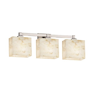 Alabaster Rocks Regency - 23.5 Inch Bath Bar with Rectangle Alabaster Resin Shade - 1037541