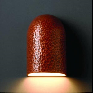Ambiance - Small Domed Cylinder Closed Top Wall Sconce - 922688