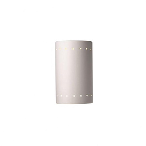 Ambiance - Small Cylinder with Perfs Closed Top Wall Sconce - 922690