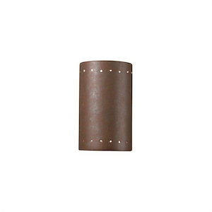 Ambiance - Small Cylinder with Perfs Open Top and Bottom Wall Sconce - 922692