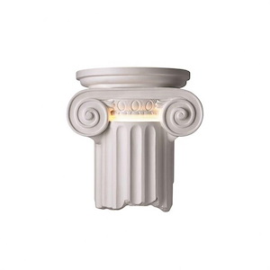 Ambiance - Ionic Column Open Bottom Wall Sconce