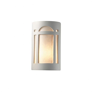 Ambiance - Small ADA Arch Window Open Top and Bottom Wall Sconce