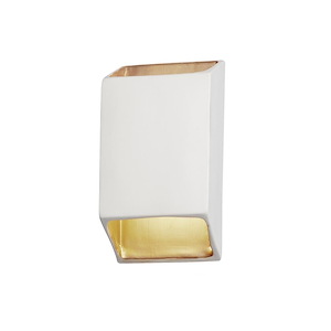 Justice Design - 5865 - Ambiance Small Tapered Rectangle Open Top and Bottom Sconce - 733688