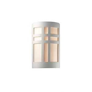 Ambiance - Small Cross Window Open Top and Bottom Outdoor Wall Sconce