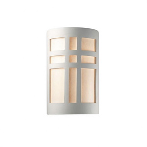 Ambiance - Large Cross Window Open Top and Bottom Outdoor Wall Sconce