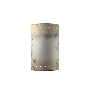 Ambiance - Large Cylinder with Perfs Open Top and Bottom Wall Sconce