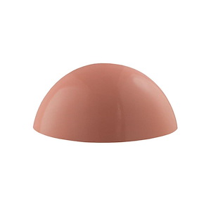 Ambiance - 12W 1 LED Large Quarter Sphere Outdoor Wall Sconce-6 Inches Tall and 13.25 Inches Wide