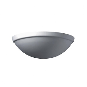 Ambiance - Rimmed Quarter Sphere Wall Sconce