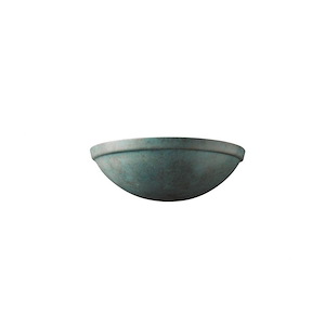 Ambiance - Rimmed Quarter Sphere Wall Sconce - 922764
