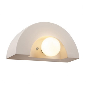 Ambiance - 1 Light Wall Sconce In Modern Style-6 Inches Tall and 12 Inches Wide