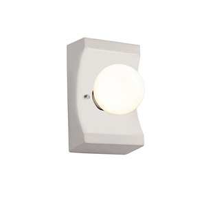 Ambiance - 1 Light Scoop Wall Sconce In Modern Style-8 Inches Tall and 5 Inches Wide