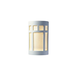 Ambiance - Large ADA Prairie Window Open Top and Bottom Wall Sconce