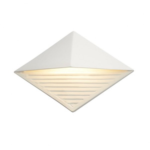 Justice Design - 5600W - Ambiance Diamond Outdoor Downlight Sconce - 733676