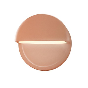Ambiance - 12W 1 LED ADA Dome Closed Top Wall Sconce-8 Inches Tall and 8 Inches Wide