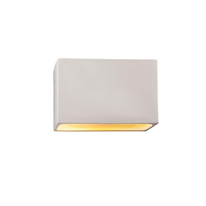 Ambiance Collection - Rectangle ADA 10 Inch Open Top &amp; Bottom Wall Sconce