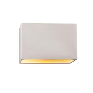 Ambiance Collection - Rectangle ADA 12 Inch Closed Top Outdoor Wall Sconce