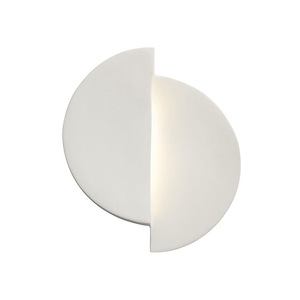 Ambiance - 12W 1 LED ADA Offset Circle Wall Sconce-9.25 Inches Tall and 8 Inches Wide