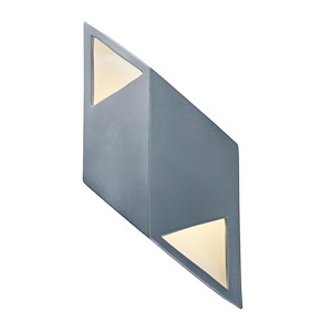 Justice Design - 5835 - Ambiance Small Rhomboid Sconce - 733684