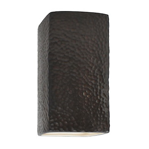 Ambiance - Small ADA Rectangle Open Top and Bottom Wall Sconce