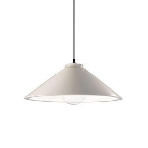 Radiance - 1 Light Flare Pendant with Cord In Modern Style-5 Inches Tall and 11.75 Inches Wide - 1275240