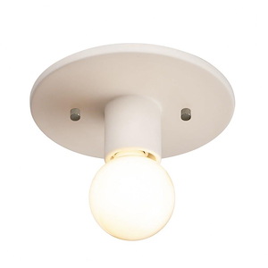 Radiance - 1 Light Flush Mount In Modern Style-5.75 Inches Tall and 8 Inches Wide