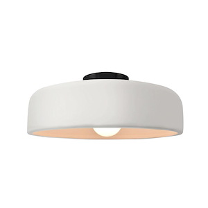 Radiance - 1 Light Spire Semi-Flush Mount-6 Inch Tall and 13 Inch Wide - 1341746