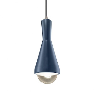 Radiance - 1 Light Erlen Pendant with Cord In Modern Style-10.5 Inches Tall and 4.75 Inches Wide - 1275253