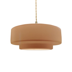 Radiance - 10W 1 LED Tier Pendant-5.25 Inch Tall and 14.5 Inch Wide - 1393185