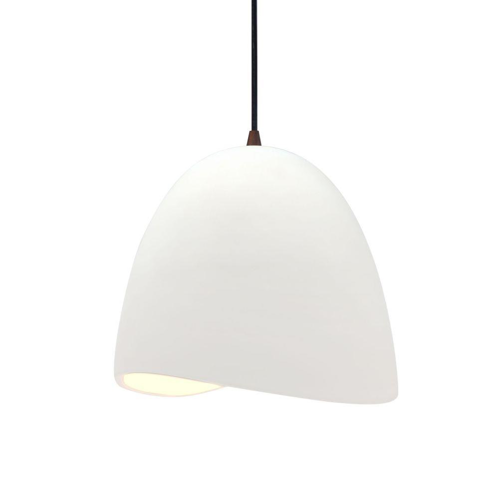 Justice Design CER-6610 Radiance - 1 Light Brisa Cord Pendant-8.75 Inch Tall and 9 Inch Wide