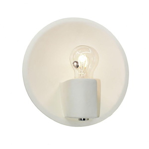 Ambiance - 1 Light Shield Wall Sconce In Modern Style-10.25 Inches Tall and 10.25 Inches Wide