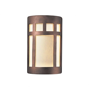 Ambiance - Small Prairie Window Open Top and Bottom Wall Sconce
