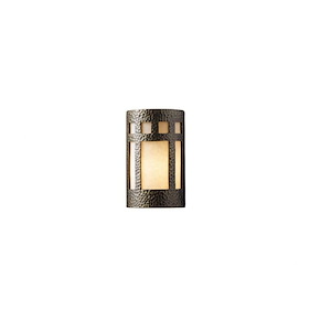 Ambiance - Small Prairie Window Open Top and Bottom Outdoor Wall Sconce