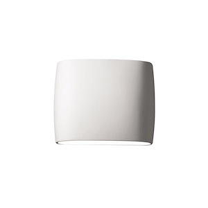 Ambiance - Wide ADA Oval Open Top and Bottom Wall Sconce