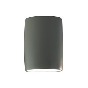 Ambiance - 2 Light Large ADA Wide Cylinder Open Top and Bottom Wall Sconce-12.25 Inches Tall and 9.25 Inches Wide