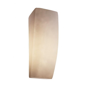 Clouds - 14 Inch ADA Rectangle Wall Sconce with Rectangle Cloud Resin Shades
