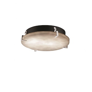 Clouds Clips - 16.5 Inch Round Wall/Flush Mount with Cloud Resin Shades - 1037888