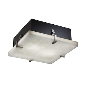 Clouds Clips - 12.5 Inch Square Wall/Flush Mount with Cloud Resin Shades