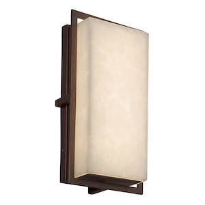 Clouds Avalon - 12 Inch ADA Outdoor/Indoor Small Wall Sconce with Cloud Resin Shades - 923052