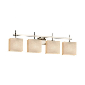 Clouds Union - 32.5 Inch Bath Bar with Rectangle Cloud Resin Shades - 1037959