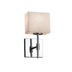 Clouds Union - 11 Inch ADA Wall Sconce with Rectangle Cloud Resin Shades - 1037964
