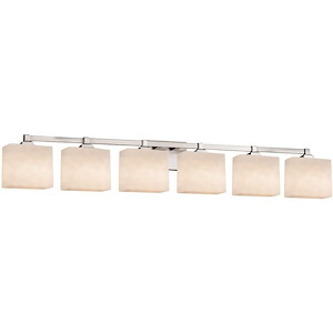 Clouds Regency - 50.5 Inch Bath Bar with Rectangle Cloud Resin Shades