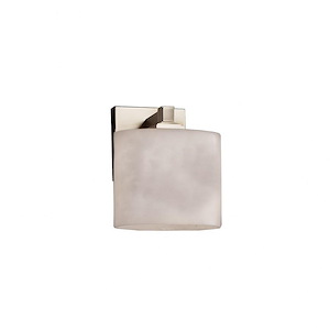 Clouds Regency - 8 Inch ADA Wall Sconce with Oval Cloud Resin Shades - 1038018